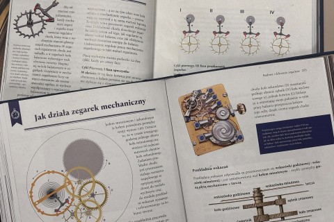 Klub, a książka „Zegarki mechaniczne; Historia, budowa, ważne marki” w sklepach z zegarkami - zdjecie nr 6