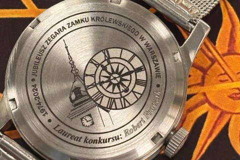 Zegarek pamiątką jubileuszu zegara Zamku Królewskiego - zdjecie nr 2